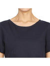 Palmira Short Sleeve Long Dress Navy - MAX MARA - BALAAN 8