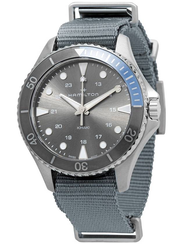 Hamilton Khaki Navy Scuba Quartz Grey Dial Men's Watch H82211981 - HAMILTON - BALAAN 1