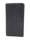 Women s Bottega Veneta 316005 Black Intrecciato Coin Pocket Long Wallet gt Gangbuk used luxury goods - BOTTEGA VENETA - BALAAN 2