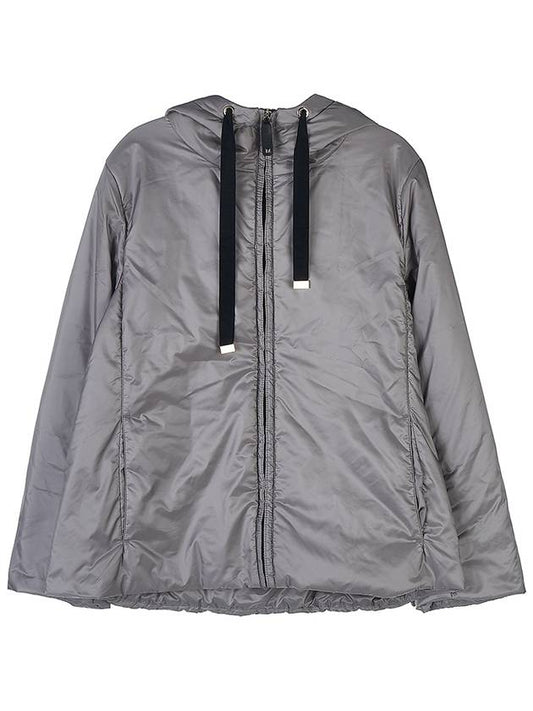 Greenh Drawstring Hooded Jacket Grey - MAX MARA - BALAAN 2