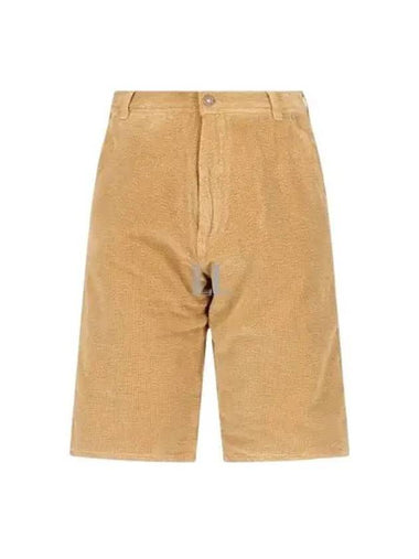 Corduroy Bermuda shorts pants beige 06P006 - ERL - BALAAN 1