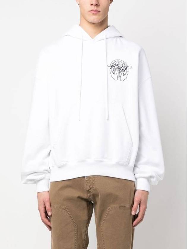 Hand Arrow Hoodie White - OFF WHITE - BALAAN 3