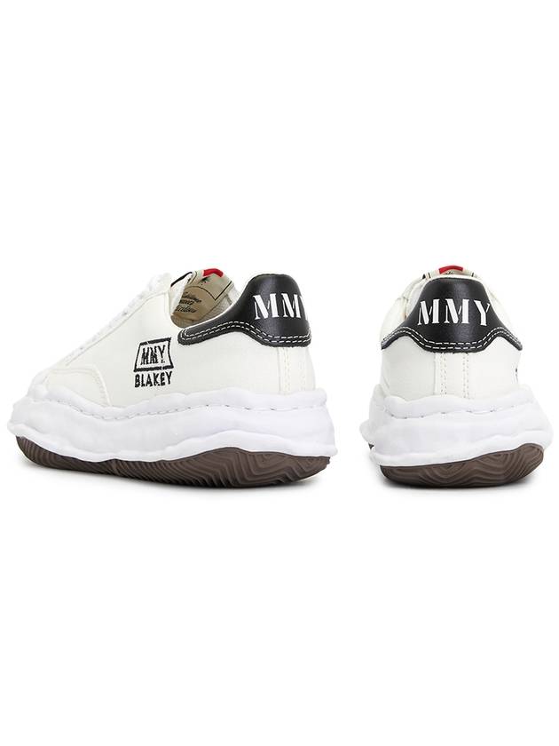 Blakey OG Sole Canvas Low Top Sneakers White - MAISON MIHARA YASUHIRO - BALAAN 7