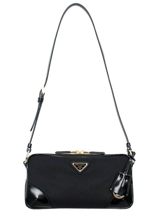 Re-Edition 2002 Re-Nylon Brushed Leather Small Shoulder Bag Black - PRADA - BALAAN 4