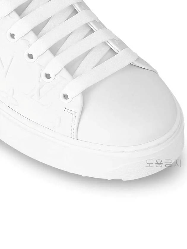 Time Out Monogram Tab Low Top Sneakers White - LOUIS VUITTON - BALAAN 4