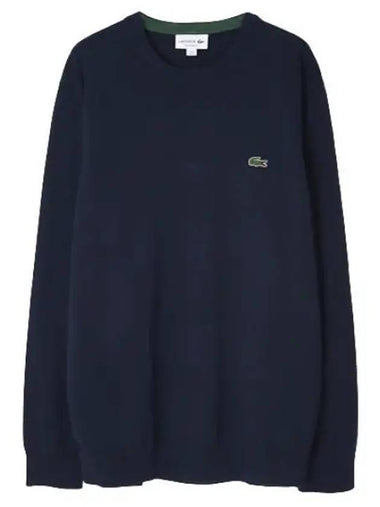 Organic cotton crewneck sweater - LACOSTE - BALAAN 1