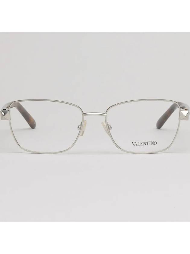 Glasses Frame V2124 721 Square Metal Frame Classic - VALENTINO - BALAAN 3