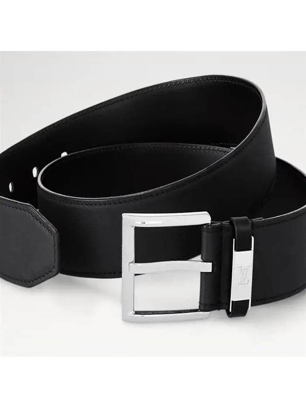 LV City Pin 35MM Leather Belt Black - LOUIS VUITTON - BALAAN 4