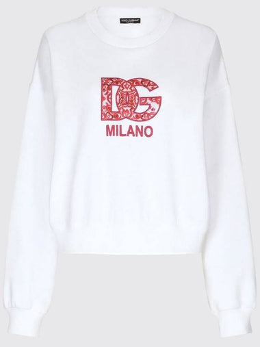 Dolce & Gabbana DG majolica sweatshirt - DOLCE&GABBANA - BALAAN 1