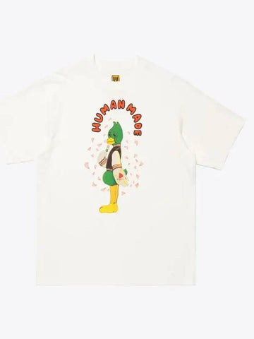 Keiko Sootome T Shirt 19 White XX27TE005 - HUMAN MADE - BALAAN 1