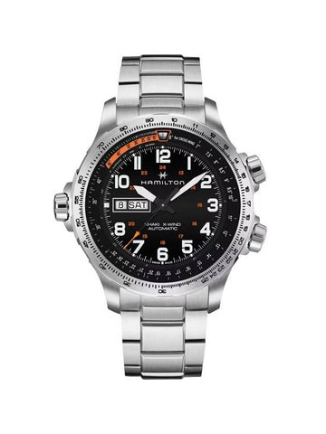 Khaki Aviation Xwind Day Date Auto Watch Black - HAMILTON - BALAAN 1