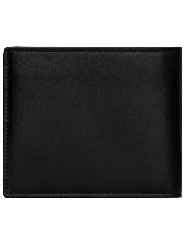 Tiny Cassandre East West Wallet in Matte Leather Black - SAINT LAURENT - BALAAN 5