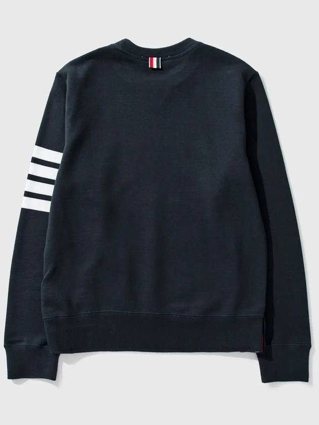 4 Bar Loopback Jersey Sweatshirt Navy - THOM BROWNE - BALAAN 3