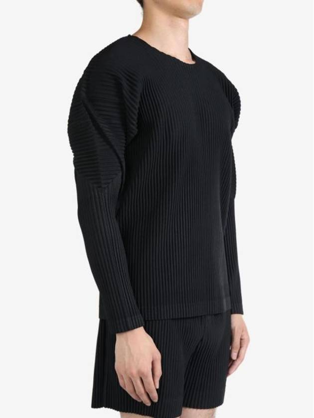 Basics Long Sleeve T-Shirt Black - ISSEY MIYAKE - BALAAN 3