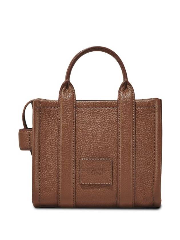 Mini Micro Leather Tote Bag Brown - MARC JACOBS - BALAAN 6