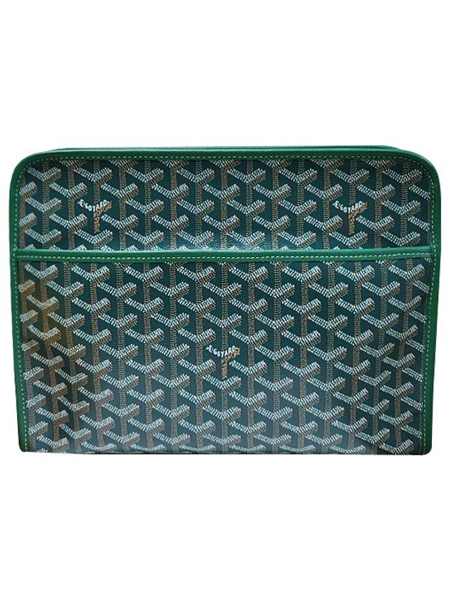 Jouvence GM Clutch Bag Green - GOYARD - BALAAN.