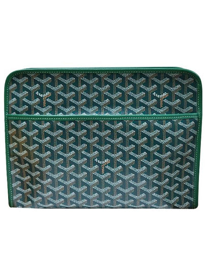 Jouvence  GM Clutch Bag Green - GOYARD - BALAAN 2