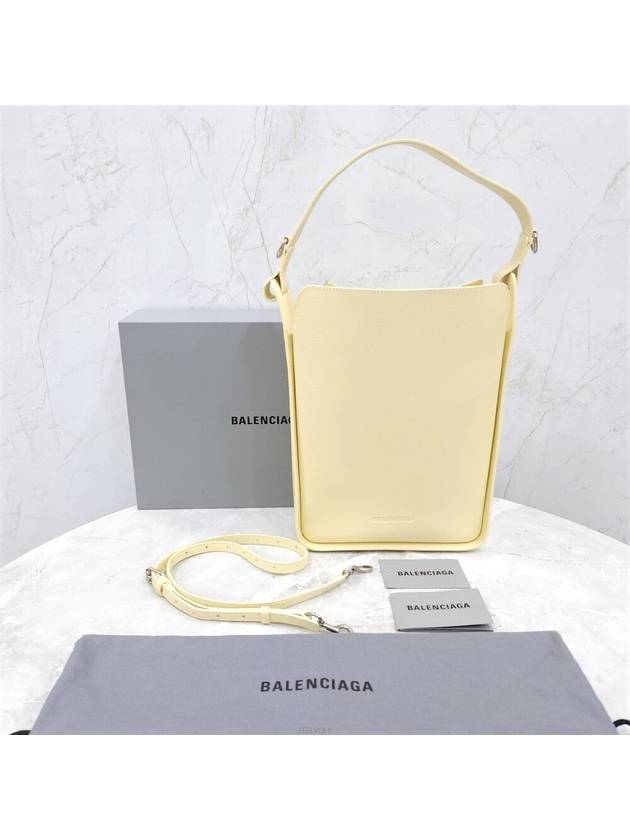 Lux You Tool 20 Yellow Leather Tote Cross Bag 659920 - BALENCIAGA - BALAAN 9