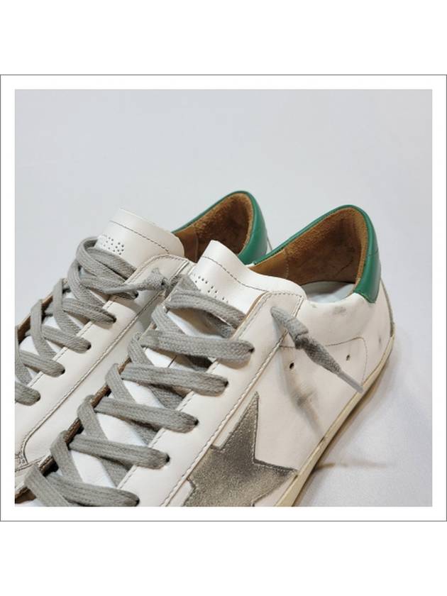 Superstar Low Top Sneakers Green White - GOLDEN GOOSE - BALAAN 3