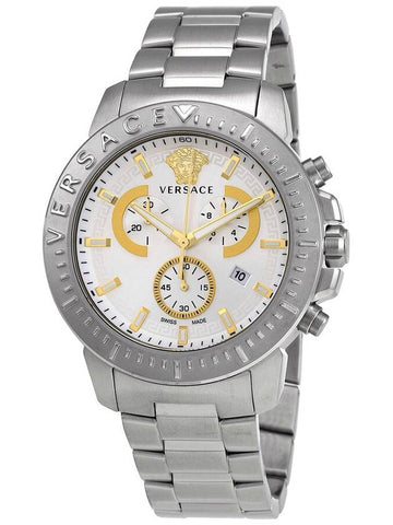 Versace Chronograph Quartz Silver Dial Men's Watch VE2E00321 - VERSACE - BALAAN 1