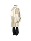 Zipped Shearling Single Coat Cream White - TOM FORD - BALAAN 5