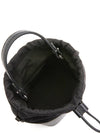 5AC Number Logo Texture Leather Bucket Bag Black - MAISON MARGIELA - BALAAN 7