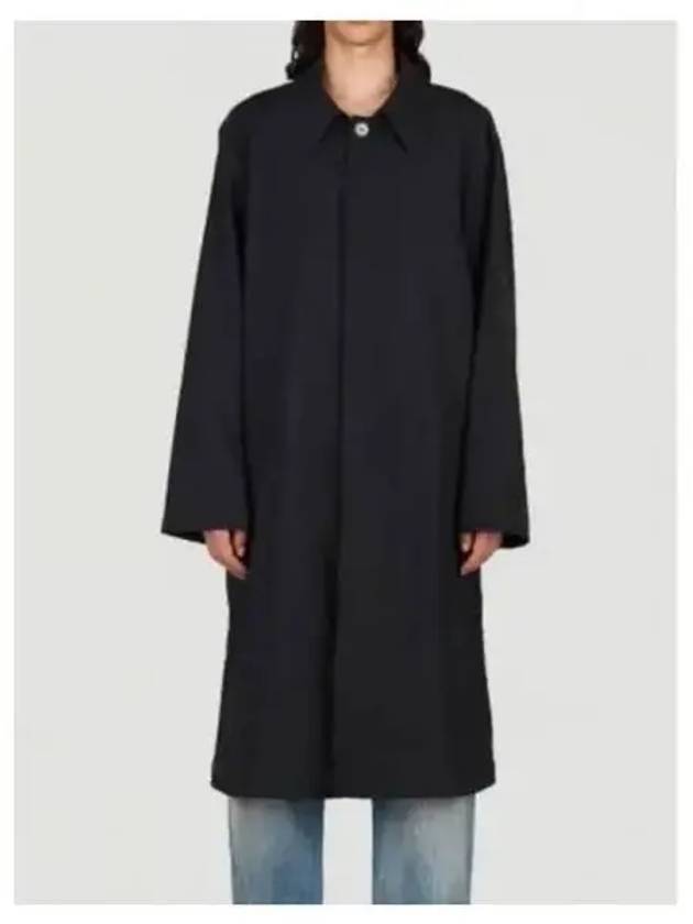 Oversized Pocket Trench Coat Black - MAISON MARGIELA - BALAAN 2