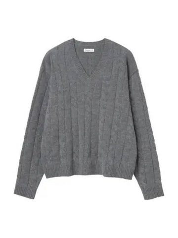 302 V neck knit gray - NOCLE - BALAAN 1