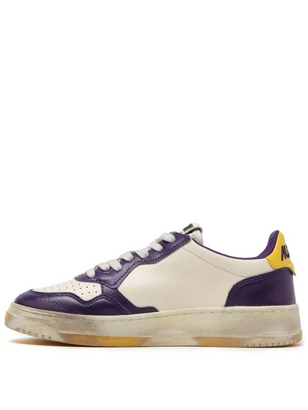 Medalist Super Vintage Low Top Sneakers Purple - AUTRY - BALAAN 6