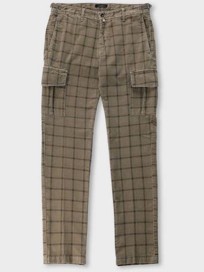 Made In Italy Check Cargo Cotton Pants F HCPT58 - PANICALE - BALAAN 2