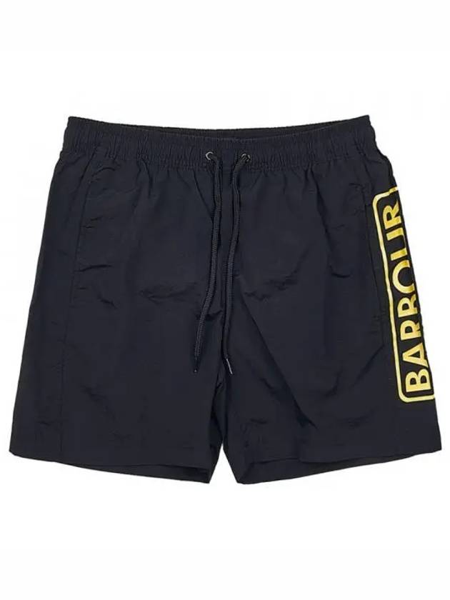 International Large Logo Swim Shorts Black - BARBOUR - BALAAN 2