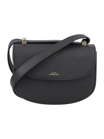 Geneve Mini Saffiano Cross Bag Black - A.P.C. - BALAAN 1