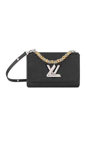 Twist MM Epi Shoulder Bag Black - LOUIS VUITTON - BALAAN 1