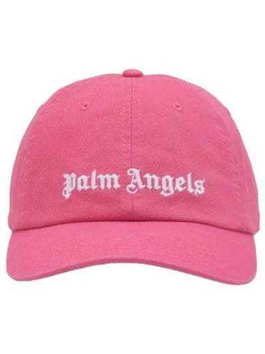 logo ball cap pink hat - PALM ANGELS - BALAAN 1