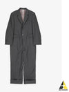 Men's Sports Coat Wool Jumpsuit Grey - THOM BROWNE - BALAAN 2