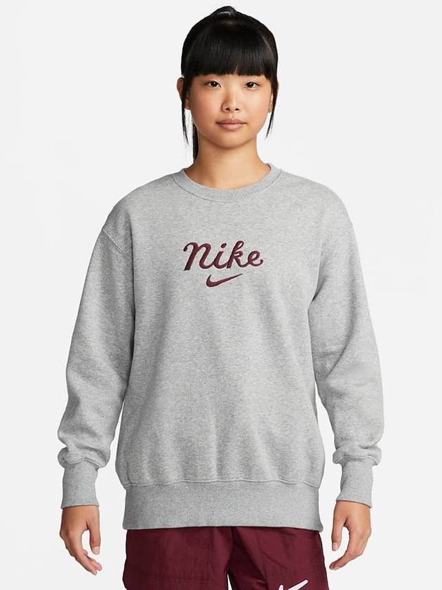 Crew neck gray sweatshirt DZ4626063 WOMENS L Asian fit - NIKE - BALAAN 1