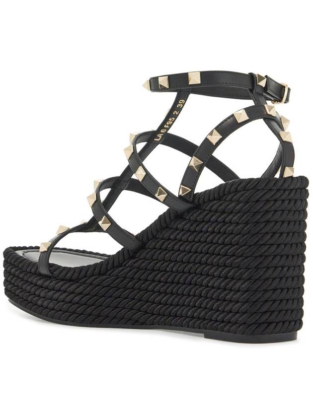 rockstud wedge sand - VALENTINO - BALAAN 3