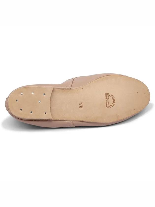 Leather Flat Beige - PORSELLI - BALAAN 6