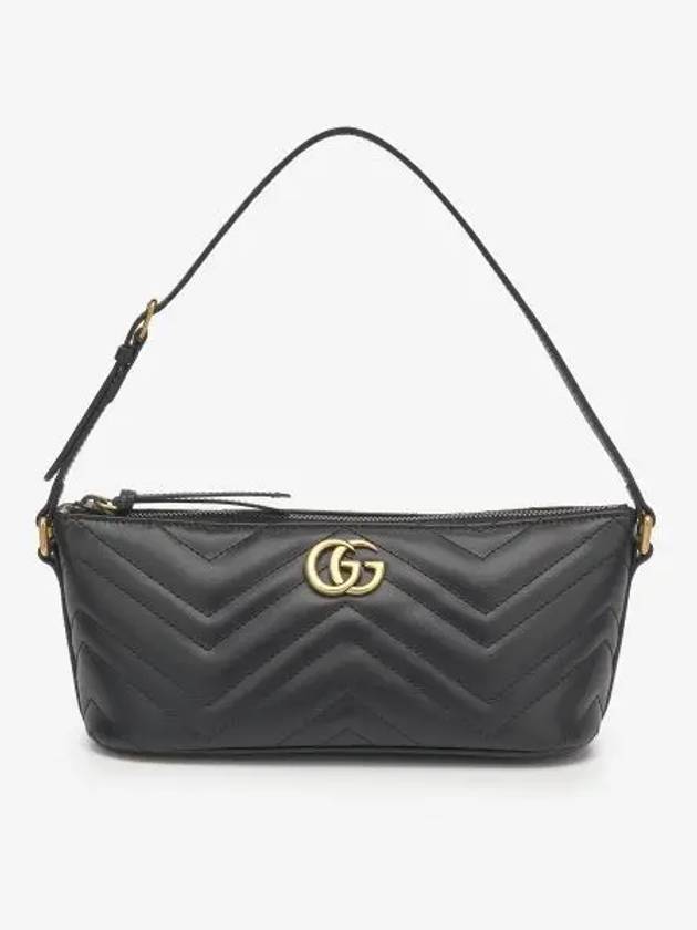 GG Marmont Shoulder Bag Black - GUCCI - BALAAN 2