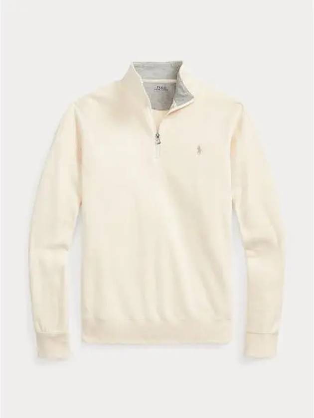 Pony Logo Half Zip-up Sweatshirt Cream - POLO RALPH LAUREN - BALAAN 2