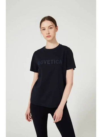 Nevski W Dark Navy Women s Short Sleeve T Shirt - DUVETICA - BALAAN 1