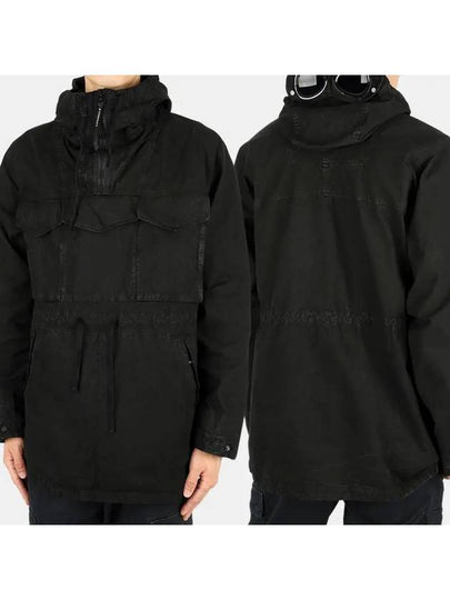 Men's Lens Wappen Hoodie Black - CP COMPANY - BALAAN 2