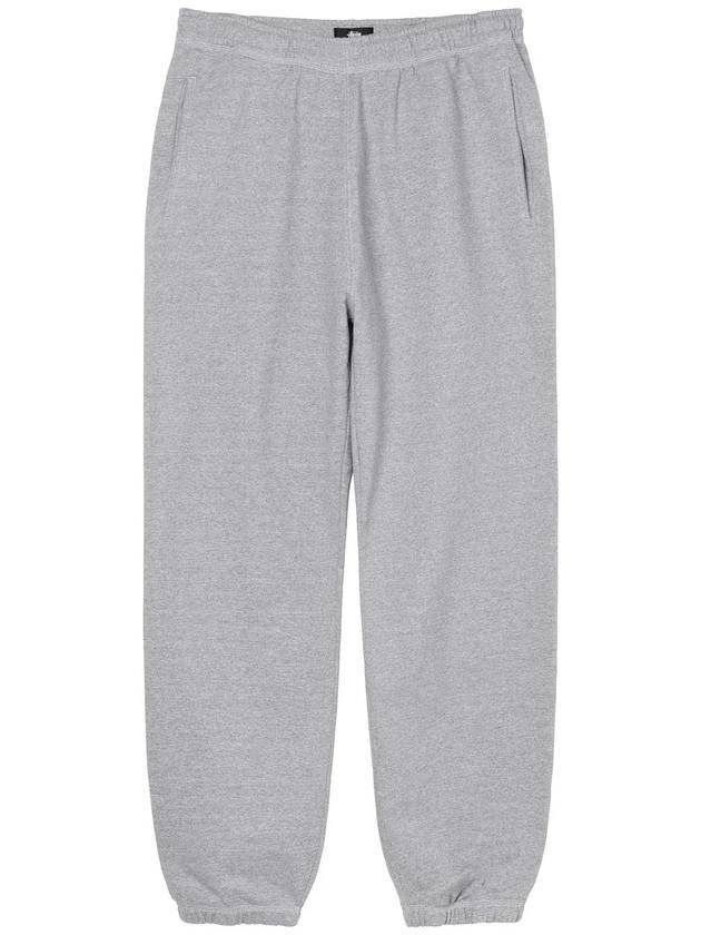 Contrast Stitch Label Track Pants Grey - STUSSY - BALAAN 1