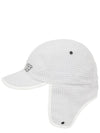 Grid Fleece Reversible Earflap Hat White - PALACE - BALAAN 6