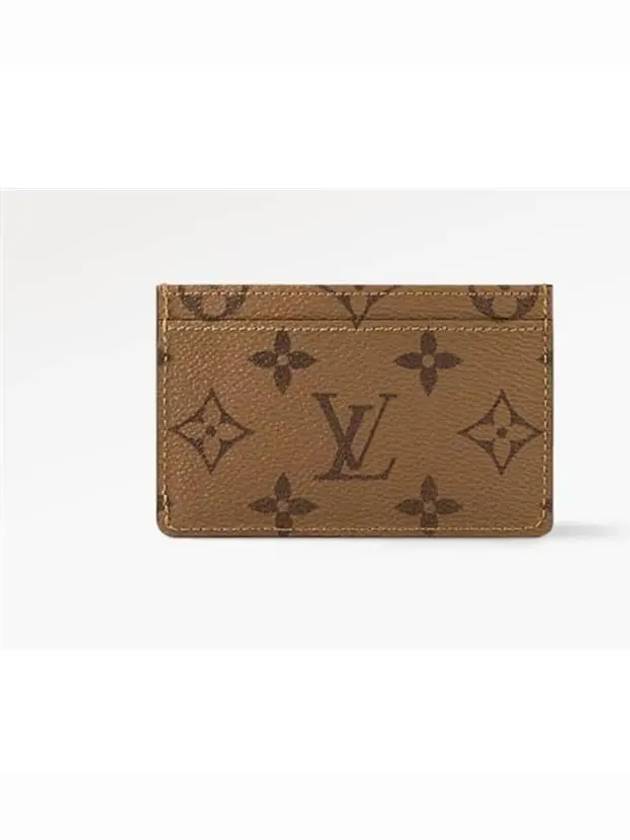 Monogram Reverse Card Wallet Brown - LOUIS VUITTON - BALAAN 4