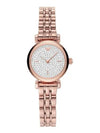 Women's Gianni Metal Watch Rose Gold - EMPORIO ARMANI - BALAAN 1