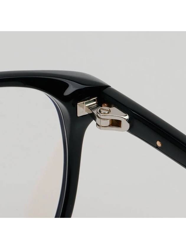 Blue light blocking glasses frame TF5810B 001 horn rim round black - TOM FORD - BALAAN 6