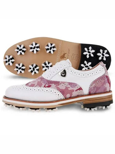 My Suit Spike Classic Golf Shoes Pink Camo - HENRY STUART - BALAAN 1