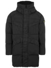 Wappen Patch Crinkle Reps Long Padding Black - STONE ISLAND - BALAAN 3