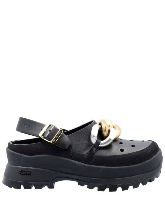 trace chain metal sandals black - STELLA MCCARTNEY - BALAAN 2